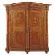 Prächtiger Louis XVI.-Schrank Ende 18. Jh., Nussbaum, Ahorn u. a. furn… - photo 1 Prächtiger Louis XVI.-Schrank Ende 18. Jh., Nussbaum, Ahorn u. a. furn… - photo 1