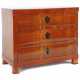 Biedermeier-Modellkommode mit ebonisierten Schlüssellochschildern 2. V… - Foto 1