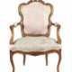 Napoleon III.-Fauteuil im Barockstil Frankreich, um 1870, Nussbaum mas… - photo 1