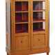 Büchervitrine im Biedermeierstil um 1900 ?, Kirschbaum furniert, zweit… - Foto 1 Büchervitrine im Biedermeierstil um 1900 ?, Kirschbaum furniert, zweit… - Foto 1