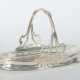 Jugendstil-Henkelschale Anfang 20. Jh., Zinn poliert, von ovaler gemul… - Foto 1