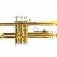 Trompete King USA, Modell 600, Seriennummer 752868, Goldmessing, Korpu… - photo 1 Trompete King USA, Modell 600, Seriennummer 752868, Goldmessing, Korpu… - photo 1