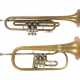 2 Trompeten 1. Hälfte 20. Jh, je mit Klappventilen, 1 x mit Typenschil… - photo 1 2 Trompeten 1. Hälfte 20. Jh, je mit Klappventilen, 1 x mit Typenschil… - photo 1