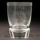 Logenglas 18./19. Jh., farbloses Glas, facettierter Stand, die Kuppa m… - photo 1