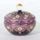 Bonboniere wohl Egermann/Böhmen, 20. Jh., violettes gefärbtes Glas, De… - Foto 1 Bonboniere wohl Egermann/Böhmen, 20. Jh., violettes gefärbtes Glas, De… - Foto 1