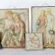 van Daalen, Fritz keramische Werkstätte Aalen; 5 Wandplatten mit Relie… - photo 1 van Daalen, Fritz keramische Werkstätte Aalen; 5 Wandplatten mit Relie… - photo 1