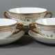 5 Suppentassen mit 6 Unteren mit Dekor ''Flora Danica'' Royal Copenhag… - Foto 1