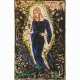 GOTTSCHALK (?, undeutl. signiert, Künstler 19./20. Jahrhundert), "Madonna in Aureole in blühender Wiese stehend", - фото 1