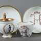 2 variierende Empire-Tassen mit Unteren 2x Churfürstliche Porcellain F… - Foto 1