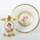 Biedermeier-Porträttasse und Untere mit Sepiamalerei Meissen, um 1830/… - photo 1