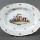Ovalschale mit Inselmalerei Meissen, 1850 - 1924, Porzellan glasiert u… - фото 1