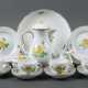 Kaffeeservice ''Gelbe Rose'' für 6 Personen Meißen, 2. Hälfte 20. Jh.,… - photo 1