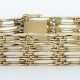 Goldarmband 20. Jhr., Armband in Gelbgold 585, punziert, ca. 53,5 g, J… - photo 1