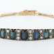 Armband mit Saphiren Anfang 20. Jhr., Gelbgold 585, besetzt mit 18 kle… - photo 1