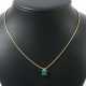 Kette mit Smaragd 20. Jhr., Kette mit Anhänger, besetzt mit Smaragd ca… - photo 1 Kette mit Smaragd 20. Jhr., Kette mit Anhänger, besetzt mit Smaragd ca… - photo 1