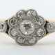 Ring mit Diamanten 20. Jhr., GG 750 und Silber, besetzt mit Altschliff… - photo 1 Ring mit Diamanten 20. Jhr., GG 750 und Silber, besetzt mit Altschliff… - photo 1