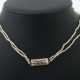 Perlencollier 20. Jhr., 2 reihiges Collier mit Perlen im Verlauf, Vers… - photo 1