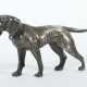 Schreitender Hund 20. Jh., Silber, ca. 60 g, vollplastische Ausführung… - photo 1