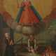 Votivbild Oberbayern, 18. Jh., ''Anbetung der Sichelmadonna'', als Dan… - photo 1