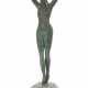 Bildhauer des 19./20. Jh. ''Jugendstiltänzerin'', Bronze patiniert, vo… - фото 1 Bildhauer des 19./20. Jh. ''Jugendstiltänzerin'', Bronze patiniert, vo… - фото 1