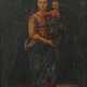 Maler des 18. Jh. ''Statue der Maria mit Kind'', vor einem Samtvorhang… - photo 1 Maler des 18. Jh. ''Statue der Maria mit Kind'', vor einem Samtvorhang… - photo 1