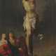 Maler des 18. Jh ''Jesus am Kreuz'', im Zentrum der Gekreuzigte, zu se… - photo 1