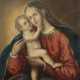 Maler des 18./19. Jh. ''Maria mit Kind'', Maria in rotem Gewand und bl… - photo 1 Maler des 18./19. Jh. ''Maria mit Kind'', Maria in rotem Gewand und bl… - photo 1