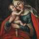 Maler des 18./19. Jh. ''Maria mit Jesuskind'', Maria mit Schleier und … - photo 1