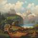 Jonas, Rudolf Goldapp 1822 - 1888 Berlin, deutscher Maler. ''Alpine La… - Foto 1 Jonas, Rudolf Goldapp 1822 - 1888 Berlin, deutscher Maler. ''Alpine La… - Foto 1