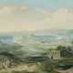 Maler des 19. Jh. ''Italienische Landschaft'', Blick auf die Bucht mit… - Foto 1 Maler des 19. Jh. ''Italienische Landschaft'', Blick auf die Bucht mit… - Foto 1
