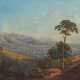 Maler des 19. Jh. ''Idyllische Berglandschaft'', Blick auf eine hügeli… - photo 1