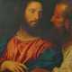 Maler/Kopist des 20. Jh. ''Der Zinsgroschen'', Jesus im Gespräch mit e… - photo 1 Maler/Kopist des 20. Jh. ''Der Zinsgroschen'', Jesus im Gespräch mit e… - photo 1