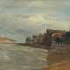Maler des 20. Jh. ''Stadt am Bodensee'', Blick auf eine Stadt an Küste… - photo 1 Maler des 20. Jh. ''Stadt am Bodensee'', Blick auf eine Stadt an Küste… - photo 1