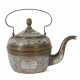 Teekanne Syrien, wohl Damaskus, 19./20. Jh., Messinggefäß mit Silber u… - photo 1 Teekanne Syrien, wohl Damaskus, 19./20. Jh., Messinggefäß mit Silber u… - photo 1