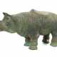 Nashorn China, 18./19. Jh., Bronze, gefüllt, vollplastische Darstellun… - photo 1