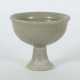 Weinbecher China, Song/Yuan-Dynastie, 960 - 1368, Steingut, beiger Sch… - Foto 1