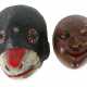 Zwei Masken 1x Affenmaske aus Guatemala, Holz, geschnitzt, farbig bema… - фото 1 Zwei Masken 1x Affenmaske aus Guatemala, Holz, geschnitzt, farbig bema… - фото 1