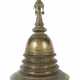 Besondere Stupa Nepal/Tibet, Mitte 19. Jh., Bronze, zweiteilig mit Arr… - photo 1