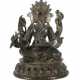 Ganesha Nepal/Indien, 18./19. Jh., Bronze, patiniert, detailliert ausg… - Foto 1 Ganesha Nepal/Indien, 18./19. Jh., Bronze, patiniert, detailliert ausg… - Foto 1