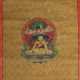Goldener Thangka des Chakrasamvara Nepal, 19./20. Jh., Gouache auf Lei… - photo 1