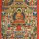 Thangka des Buddha Shakyamuni Nepal, 19./20. Jh, Gouache auf Leinen, i… - photo 1 Thangka des Buddha Shakyamuni Nepal, 19./20. Jh, Gouache auf Leinen, i… - photo 1