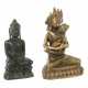 Yab-Yum Figur und Sukhothai Buddha Nepal/Tibet und Thailand, Bronze, M… - photo 1