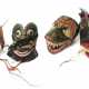 Konvolut 4 Masken Sri Lanka, Weligama, Mitte 20. Jh., Holz geschnitzt,… - фото 1 Konvolut 4 Masken Sri Lanka, Weligama, Mitte 20. Jh., Holz geschnitzt,… - фото 1