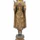 Stehender Buddha in Abhayamudra Thailand, 19. Jh., Bronze, blattvergol… - фото 1 Stehender Buddha in Abhayamudra Thailand, 19. Jh., Bronze, blattvergol… - фото 1