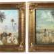 Hirth, A. Maler des 20./21. Jh.. 2 variierende ägyptische Landschaften… - photo 1 Hirth, A. Maler des 20./21. Jh.. 2 variierende ägyptische Landschaften… - photo 1