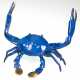 Bronze-Figur "Krabbe", kalt emailliert in Blau, Unikat, 15x17x16 cm - фото 1 Bronze-Figur "Krabbe", kalt emailliert in Blau, Unikat, 15x17x16 cm - фото 1
