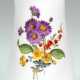 Kleine Meißen-Vase, Bunte Blume 3 mit Goldrändern, 1. Wahl, H. 11 cm - фото 1