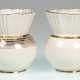 2 Art-Deco-Vasen, Kahla, mit Golddekor, H. 12,5 cm - photo 1 2 Art-Deco-Vasen, Kahla, mit Golddekor, H. 12,5 cm - photo 1