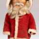 Weihnachtsmann-Figur, Laufpuppe mit Schlüsselaufzug, DDR 1970er Jahre, funktionstüchtig, H. 23 cm - Foto 1