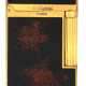 S.T. Dupont-Feuerzeug, Paris, vergoldet und Chinalack mit Goldstaub, 6x3,5x1 cm - фото 1